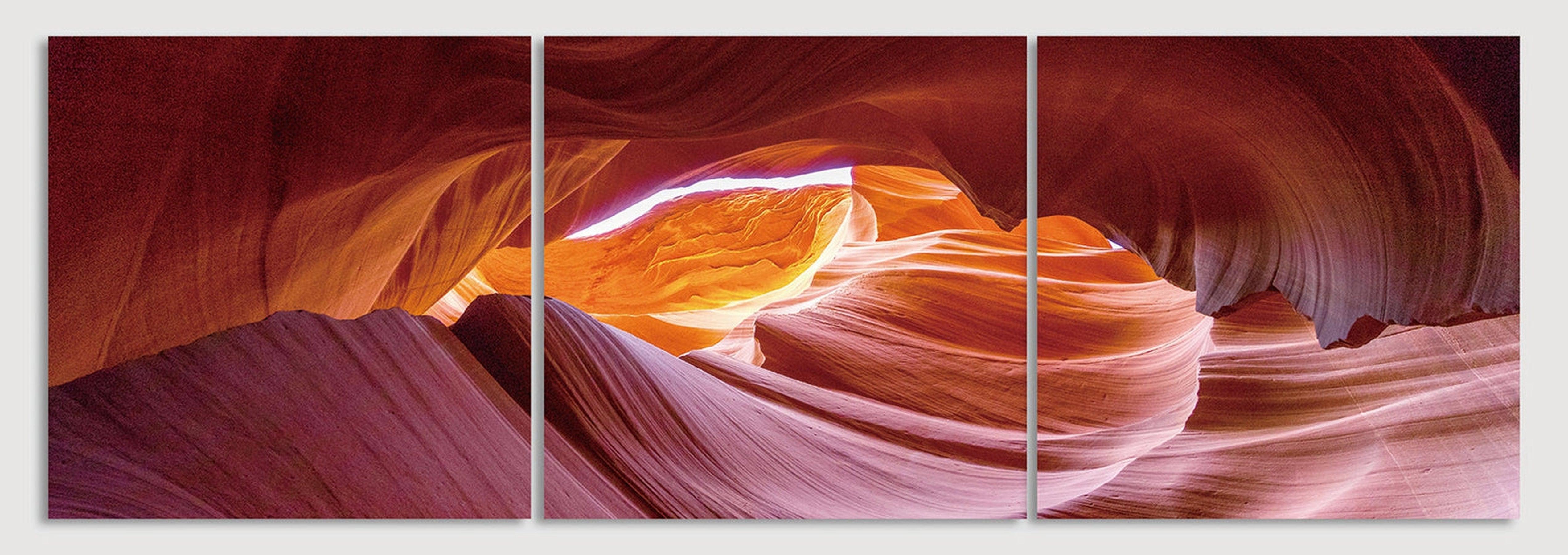 Red Canyon Landscape Wall Art | 60x60 cm