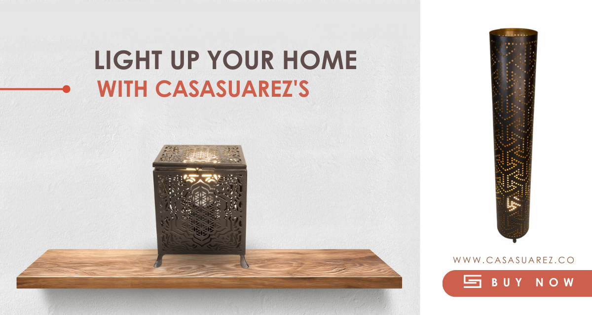 Illuminate Your Home with Casa Suarez Iron Floor Lamp Sultan Cone