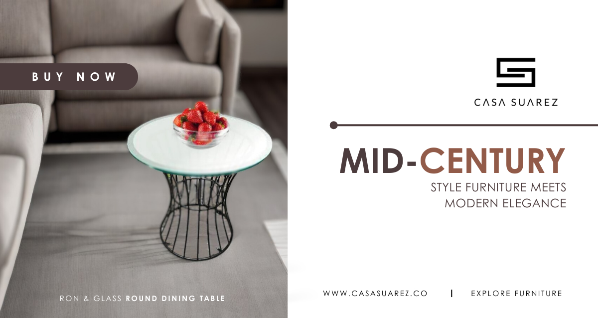 Mid-Century Style Furniture Meets Modern Elegance