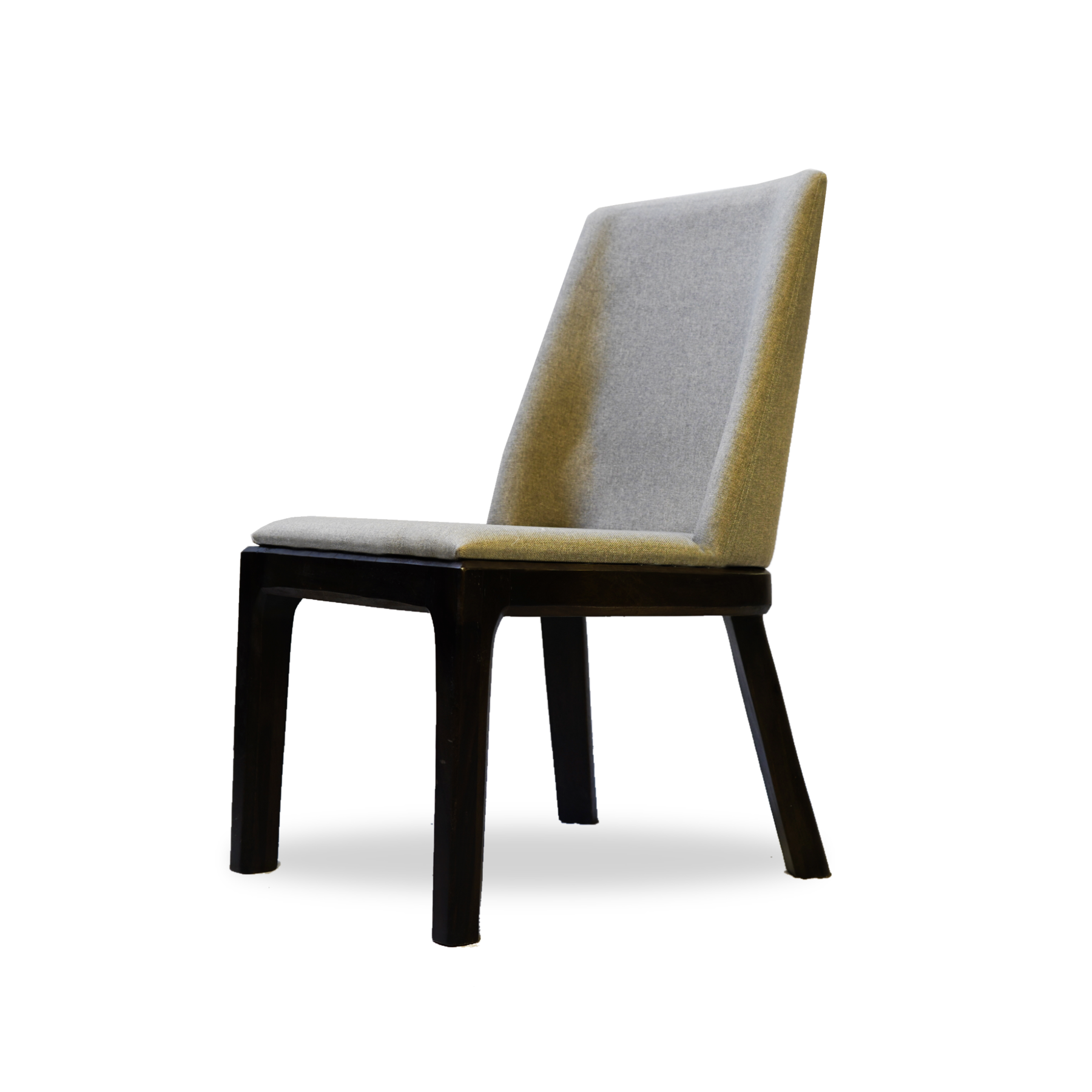 Taarkashi Dining Chair - Chaise de salle à manger en bois de manguier avec assise en tissu