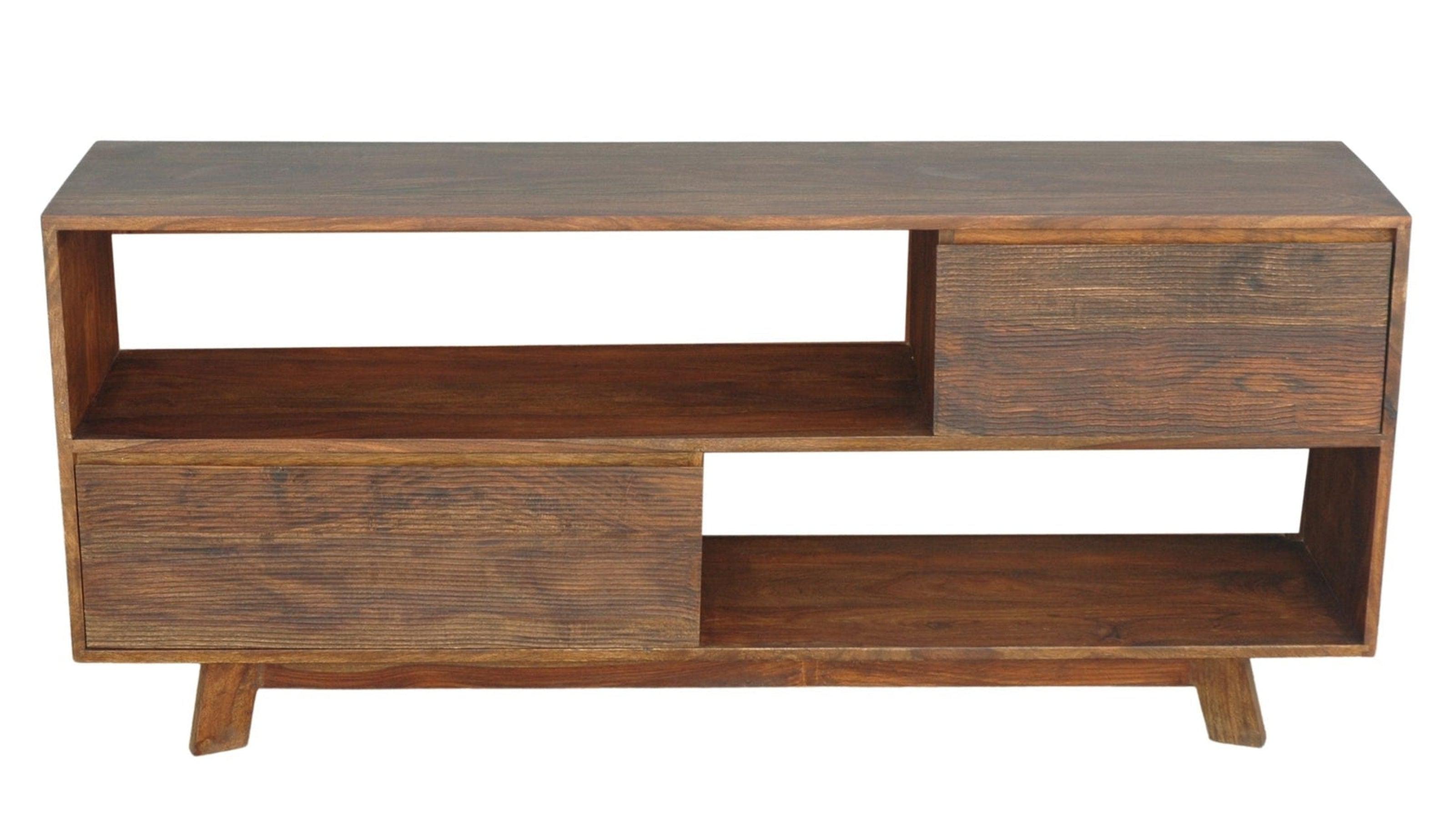 Azzuro Sheesham TV Stand Console - Wooden Tv Console | 147x35x65 cm