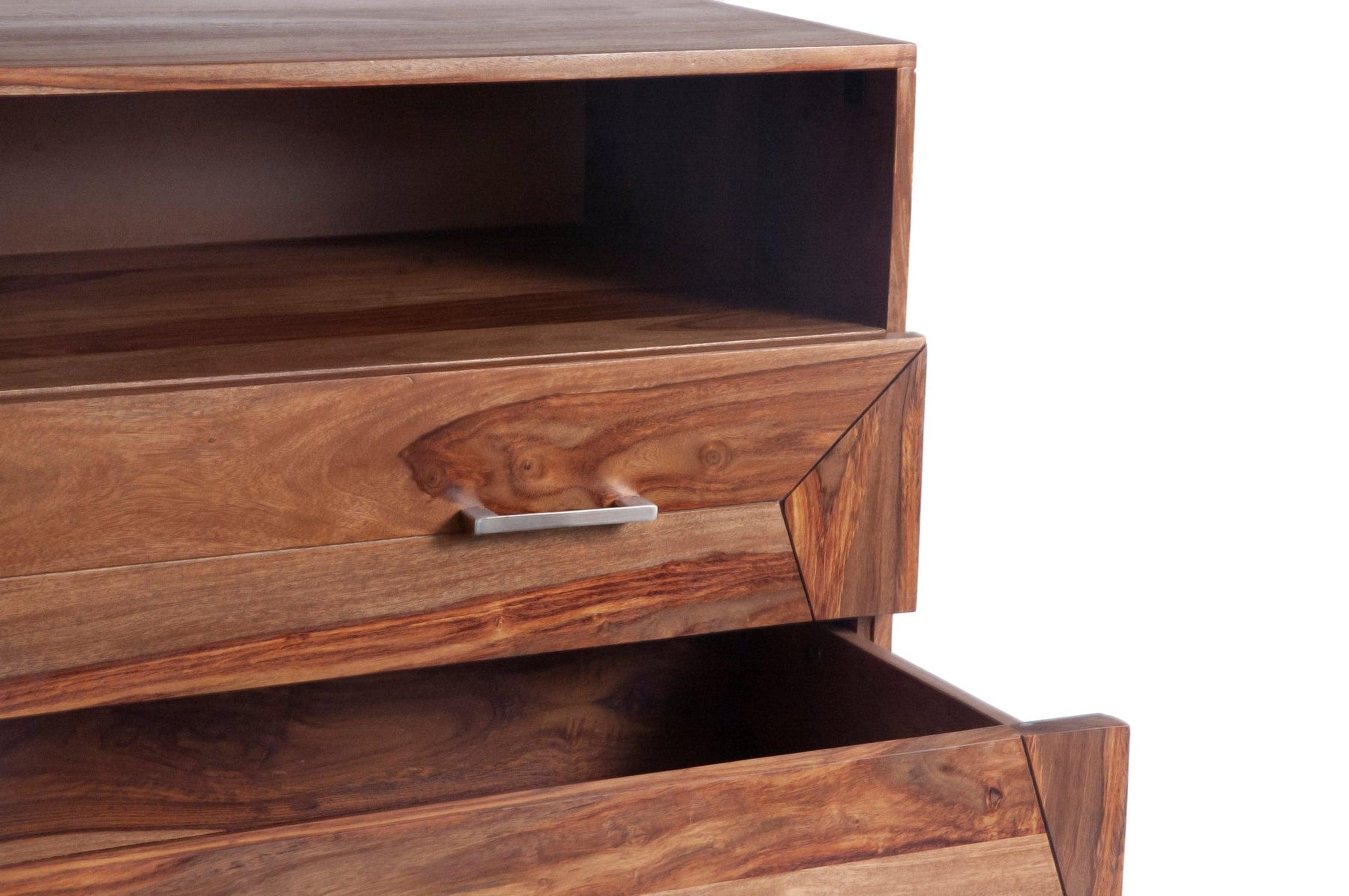 Wood Dresser Antique Commode multifonctionnelle avec rangement - deux tiroirs | Couloir Salon Chambre