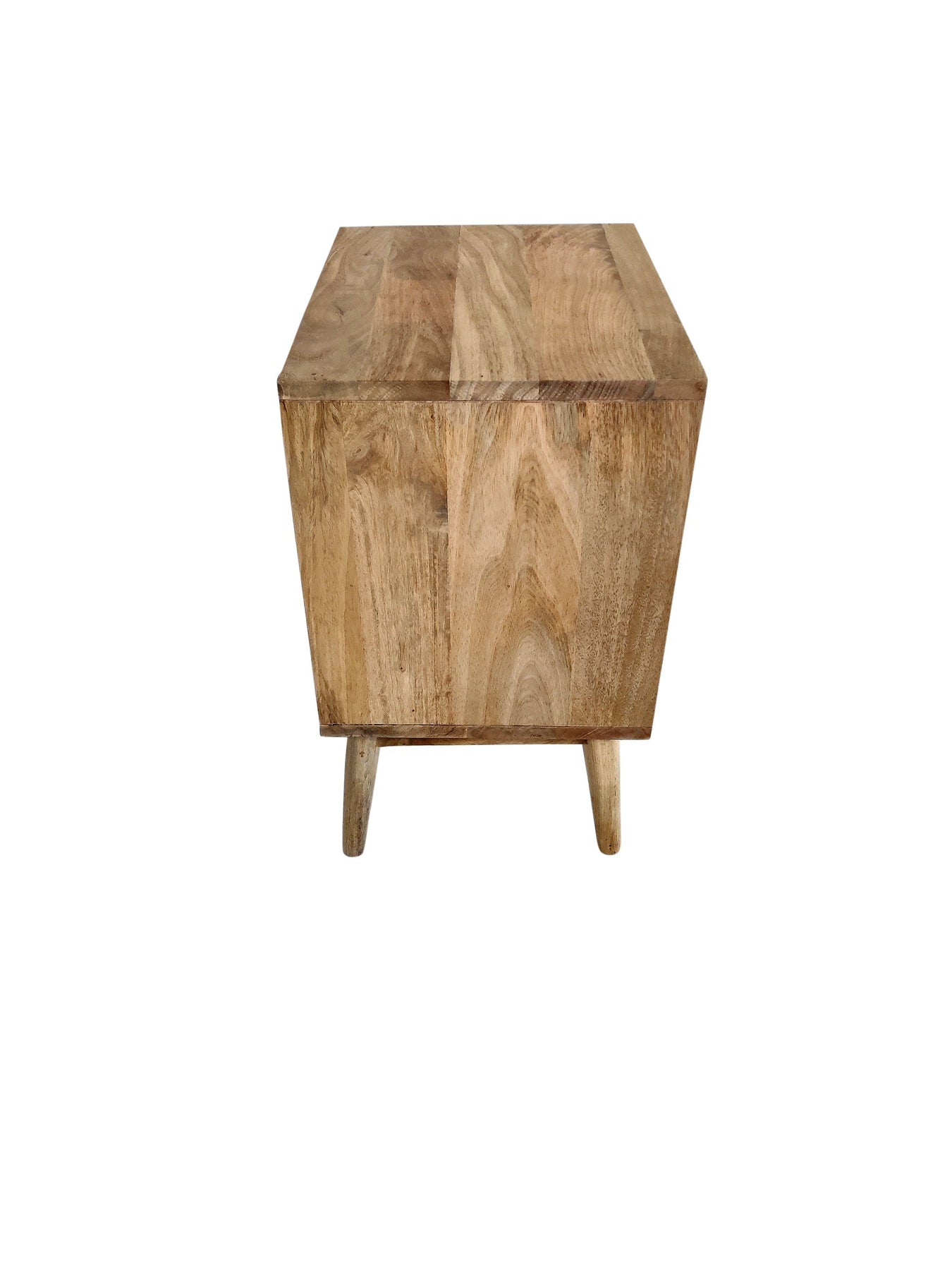 Wooden Retro Sixties Bed Side Table | 42x32x56 cm
