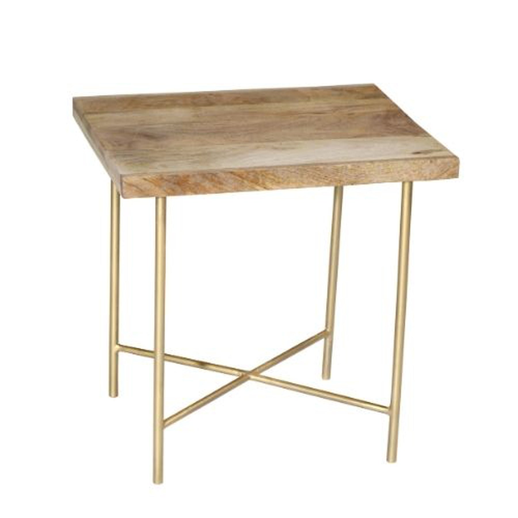 Wooden Ring Range Side Table - Wooden Living Room Side Table | 20x16x20 inches